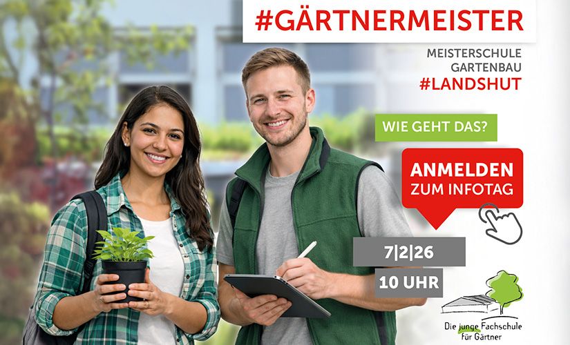 Nimm teil am Infotag der Fachschule Gartenbau 2026